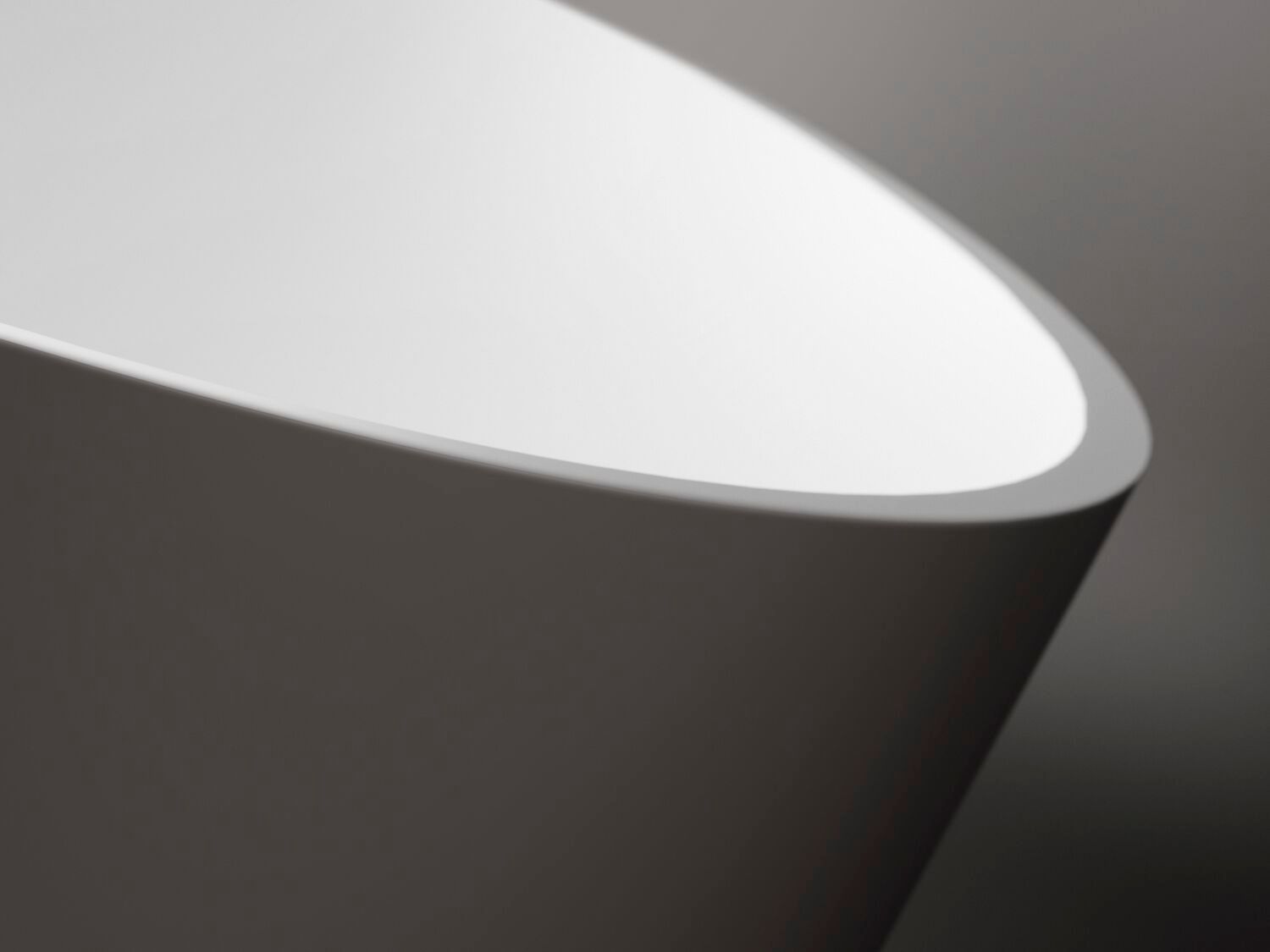 Овальная ванна в центре комнаты в твердой поверхности Gruppo Treesse мебель для ванной комнаты-отдельно стоящие ванны ARCH-00028203 - Вид №19