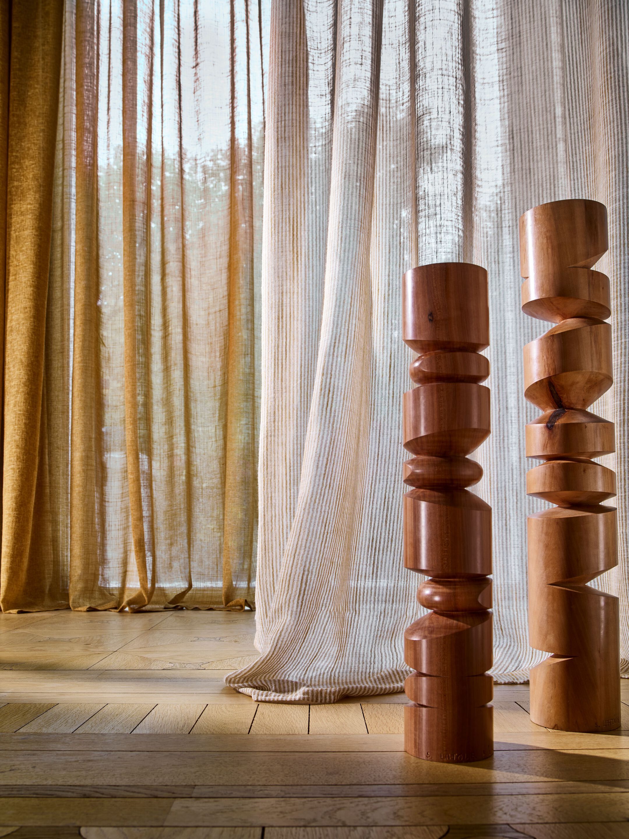 Моющаяся вуаль ткань для штор Casamance Noce de lin ARCH-00123543 - Вид №1