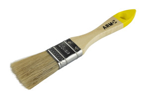 16394304 Флейцевая кисть КФ 25 Мастер с деревянной ручкой, натуральная щетина МАСТЕР А211-1025 ПКБ АРМА