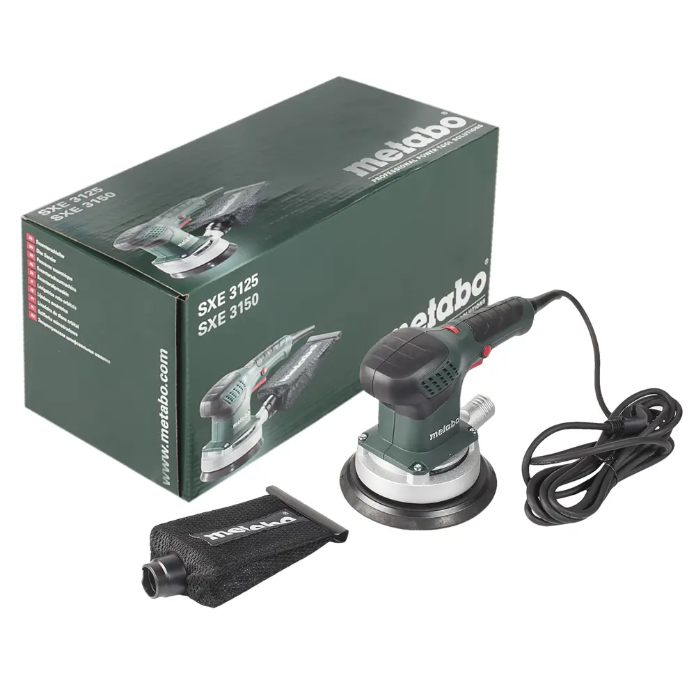 Эксцентриковая шлифовальная машина Metabo SXE 3150, 310 Вт, 150 мм STLM-2059060 - Вид №4
