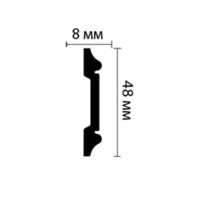 Молдинг Decomaster D144 8x2000 мм полиуретан