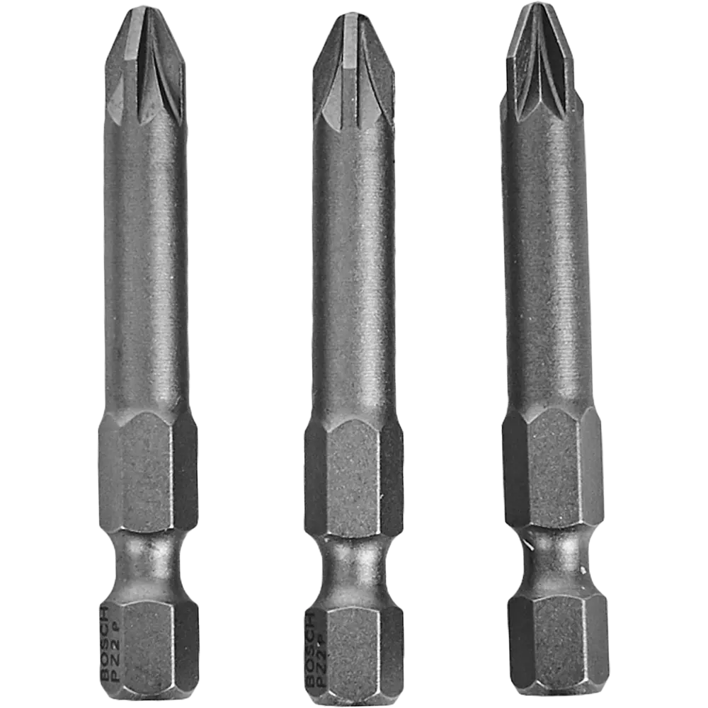 Бита крестовая Bosch Extra Hard 2607001577 PZ2x49 мм, 3 шт BOSCH PROFESSIONAL STLM-2160828