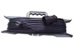 15540118 Удлинитель-шнур на рамке 1 гнездо ПВС 3х0,75 с/з черный Шу/Р40м-16А 70.50.04.04.04 T-Plast