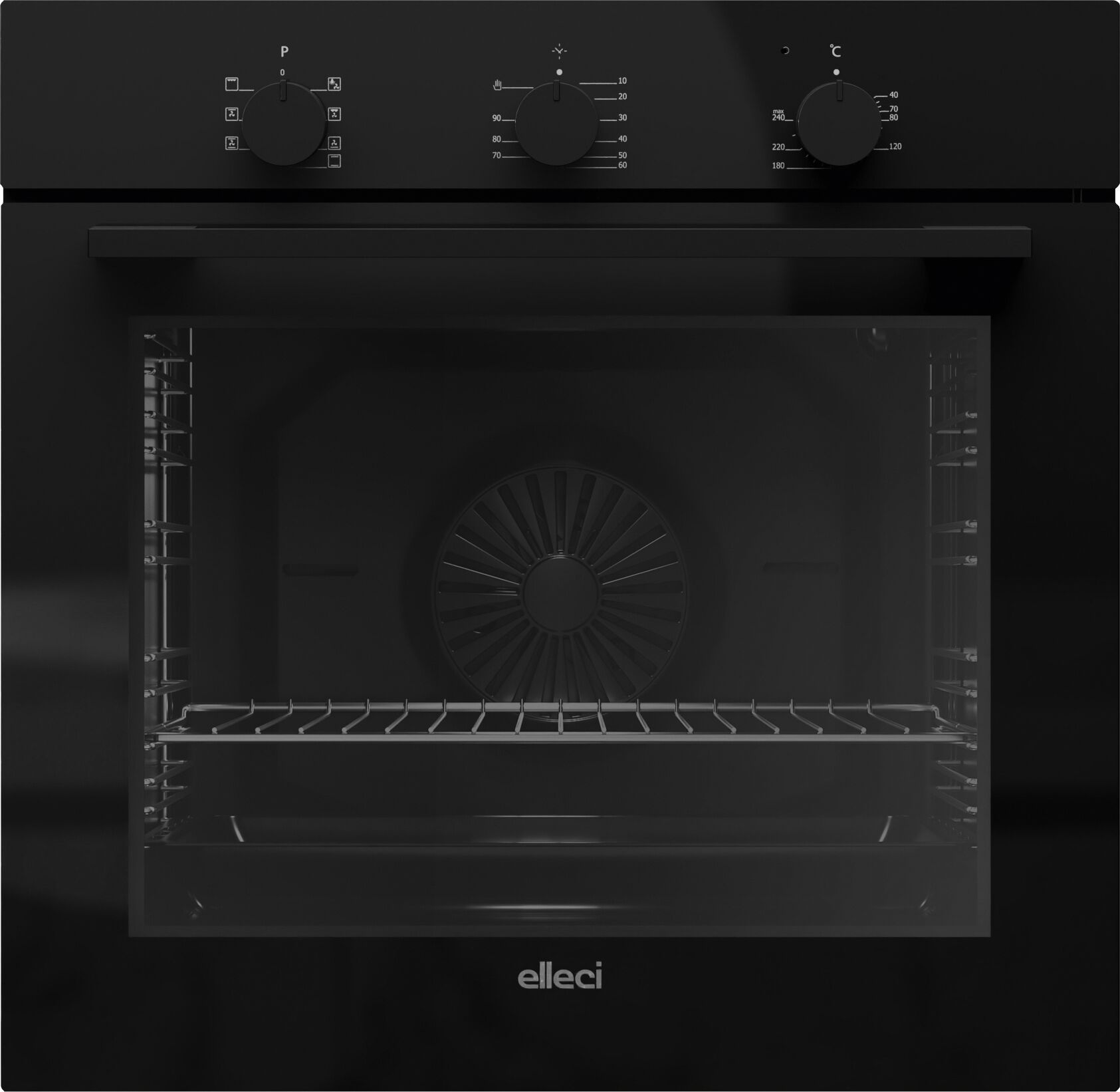 Тепловентиляторная печь total glass 60 см Elleci Elleci Kitchen ARCH-00054179 - Вид №1