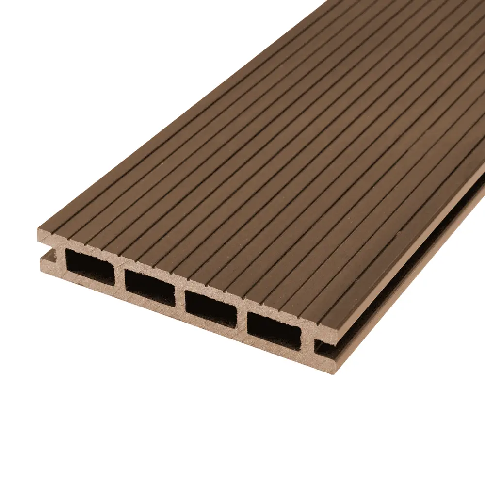 Террасная доска ДПК Прима Groentec цвет Дуб 4000x145x22 мм Вельвет 0.58 м² STLM-2104170 - Вид №1