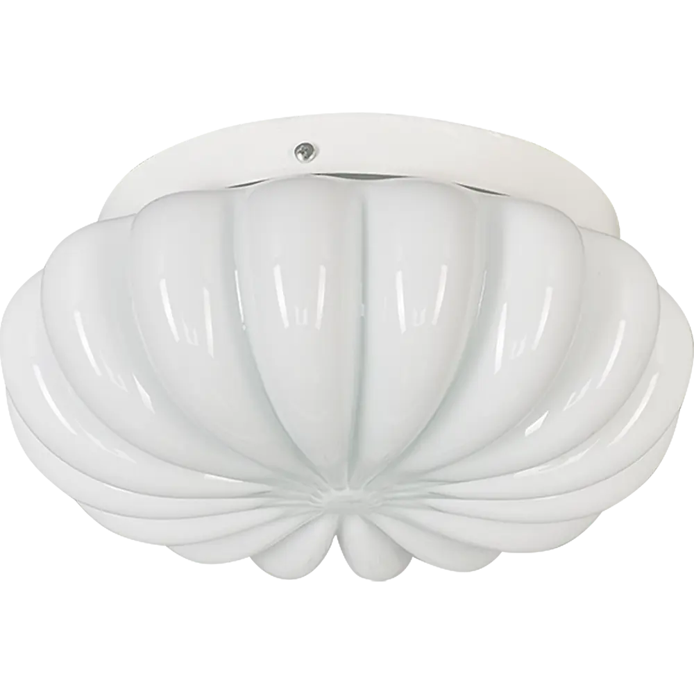 Светильник Малютка 1xE27x60 Вт, металл/пластик, цвет белый ЗАВОД ЭЛЕТЕХ STLM-2046628