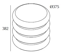 Бетонный светодиодный напольный торшер с диммером Deltalight CAMI ARCH-00083460 - Вид №2
