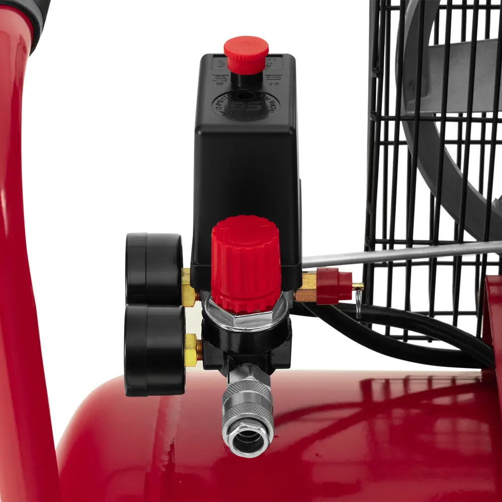 Компрессор сетевой ременной масляный Kronwerk 58106, 100 л 380 л/мин STLM-2196351 - Вид №17