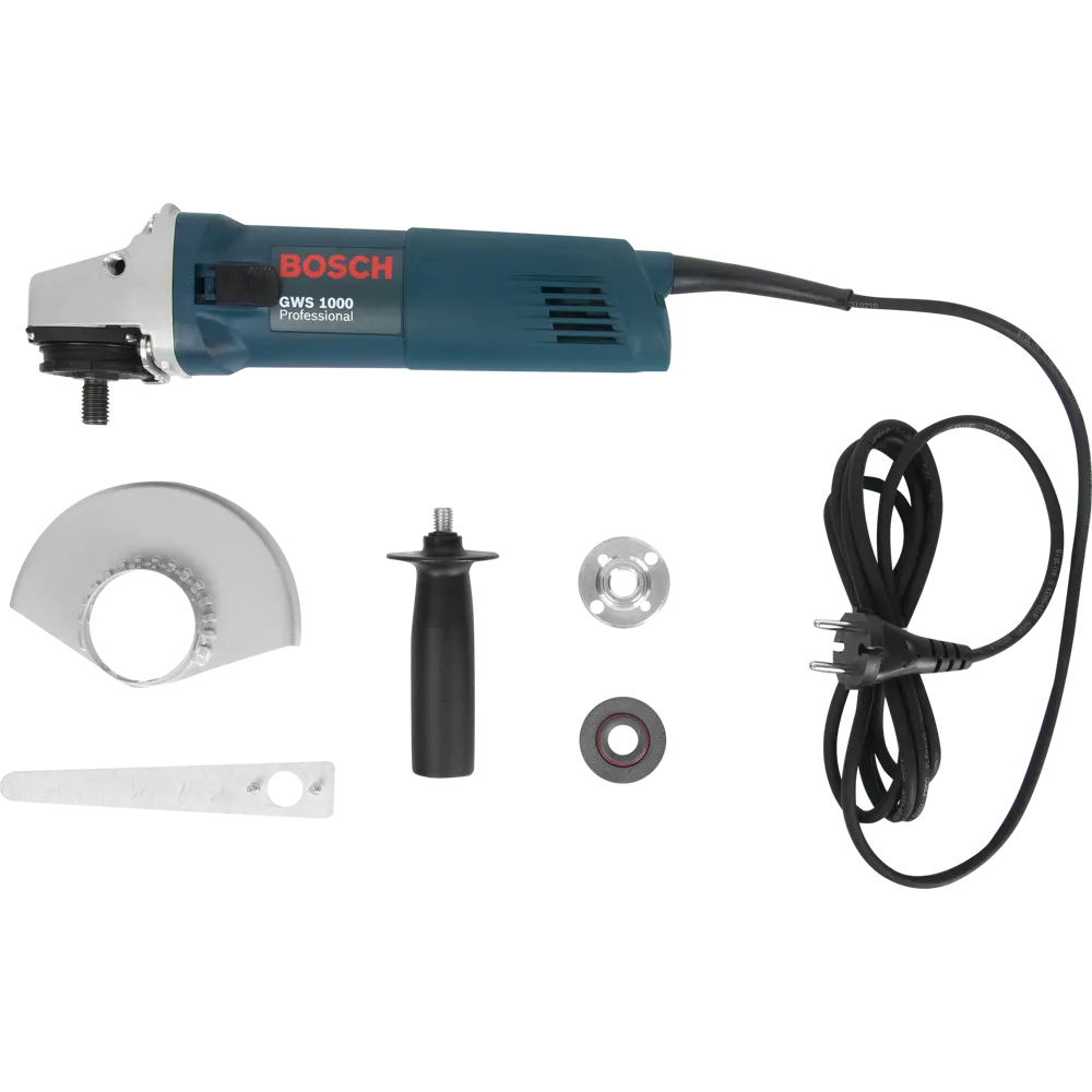 УШМ (болгарка) Bosch GWS 1000, 06018218R0, 1000 Вт, 125 мм BOSCH PROFESSIONAL STLM-2159133 - Вид №5