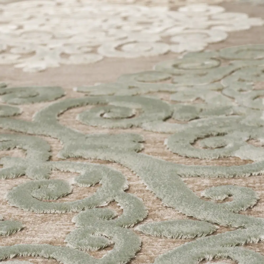 Ковер вискоза Genova 001-655590 100х140 см цвет бежевый RAGOLLE STLM-2083187 - Вид №3