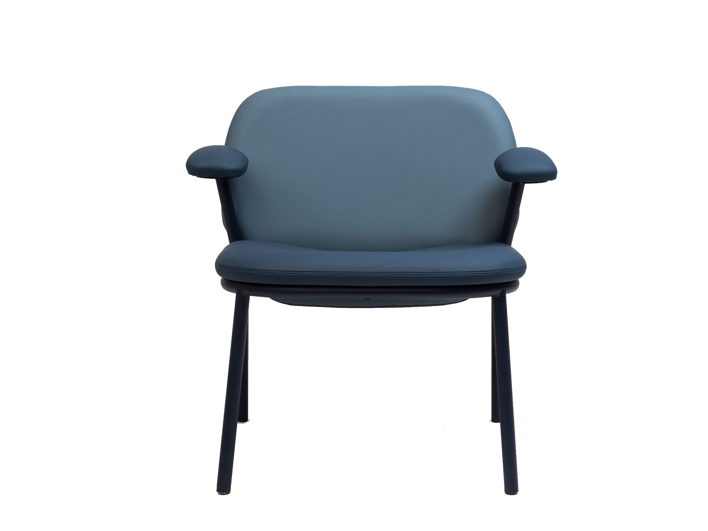 Кожаный мягкий стул с подлокотниками ONDARRETA шерсть ARCH-00093633