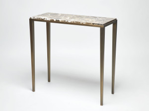 Прямоугольная мраморная консоль