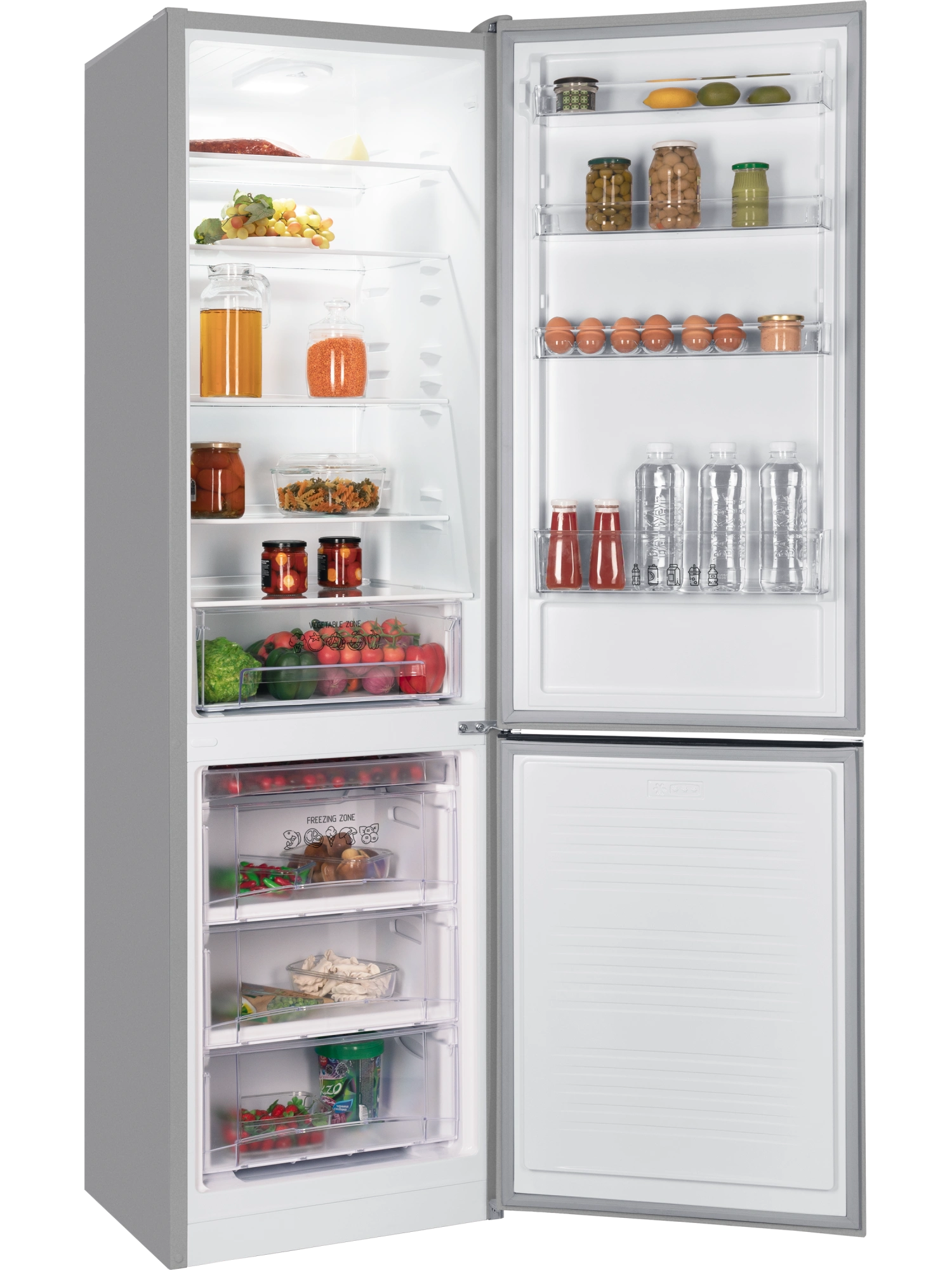 9293991 Холодильник с морозильником   NORD NRB 164NF S серебристый STDN-0099537 - Вид №1