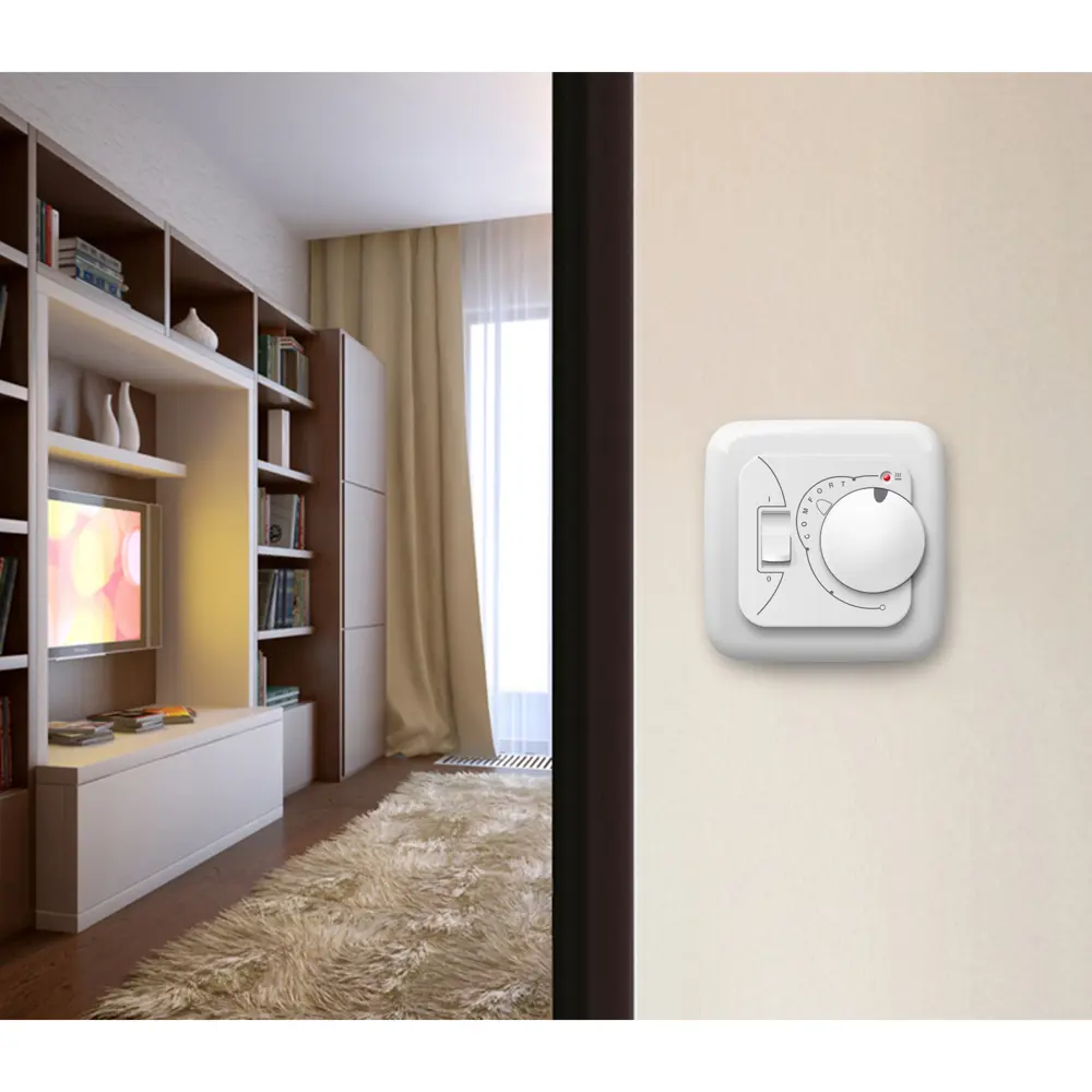 Терморегулятор для теплого пола Equation механический цвет белый STLM-2048802 - Вид №5