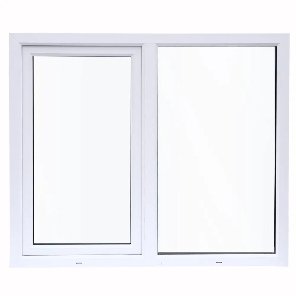 Окно пластиковое ПВХ Deceuninck двустворчатое 1270x1200 мм (ВхШ) однокамерный стеклопакет белый STLM-2106267 - Вид №4