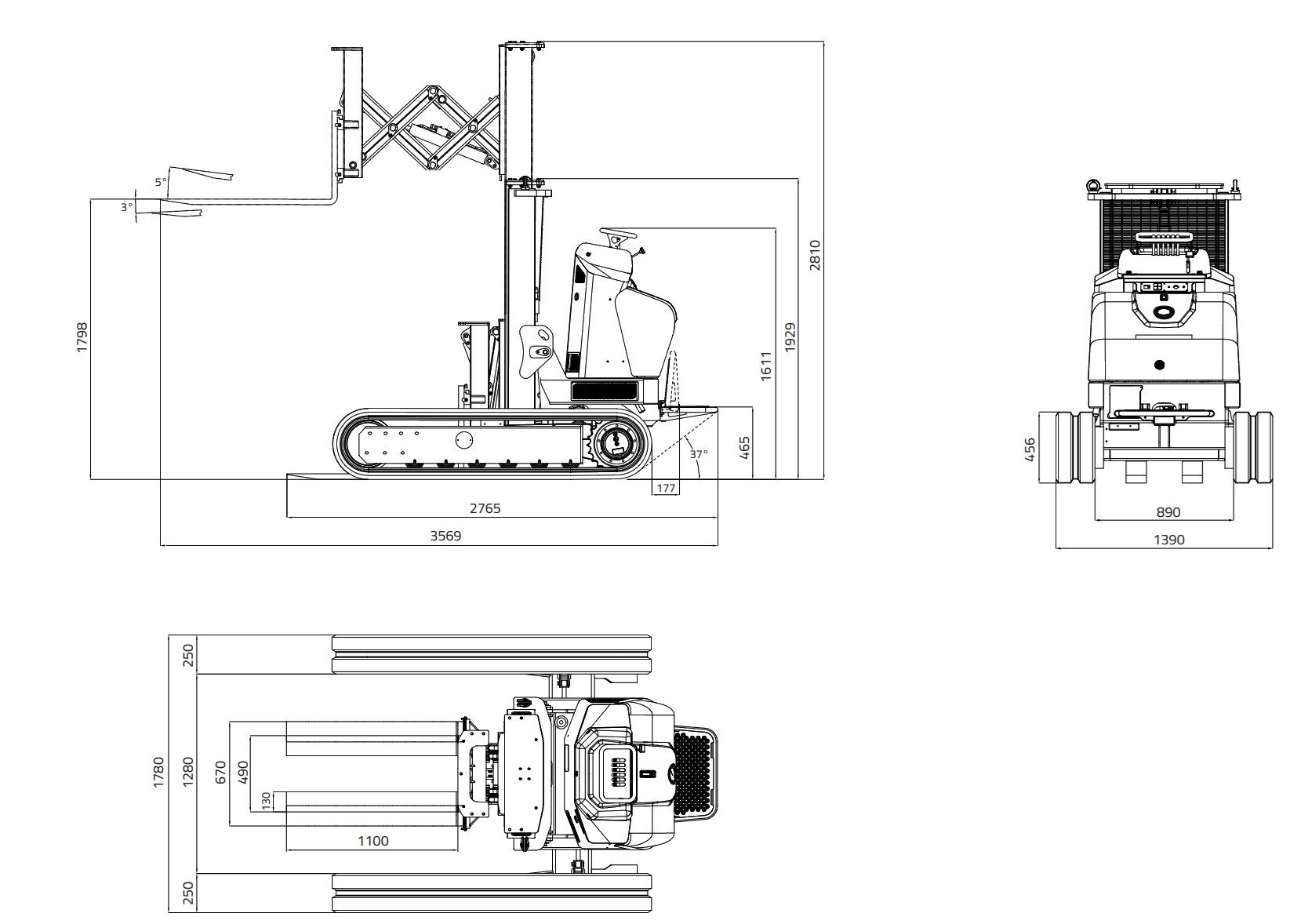 Гусеничный погрузчик Hinowa TPX1800 ARCH-00047677 - Вид №8