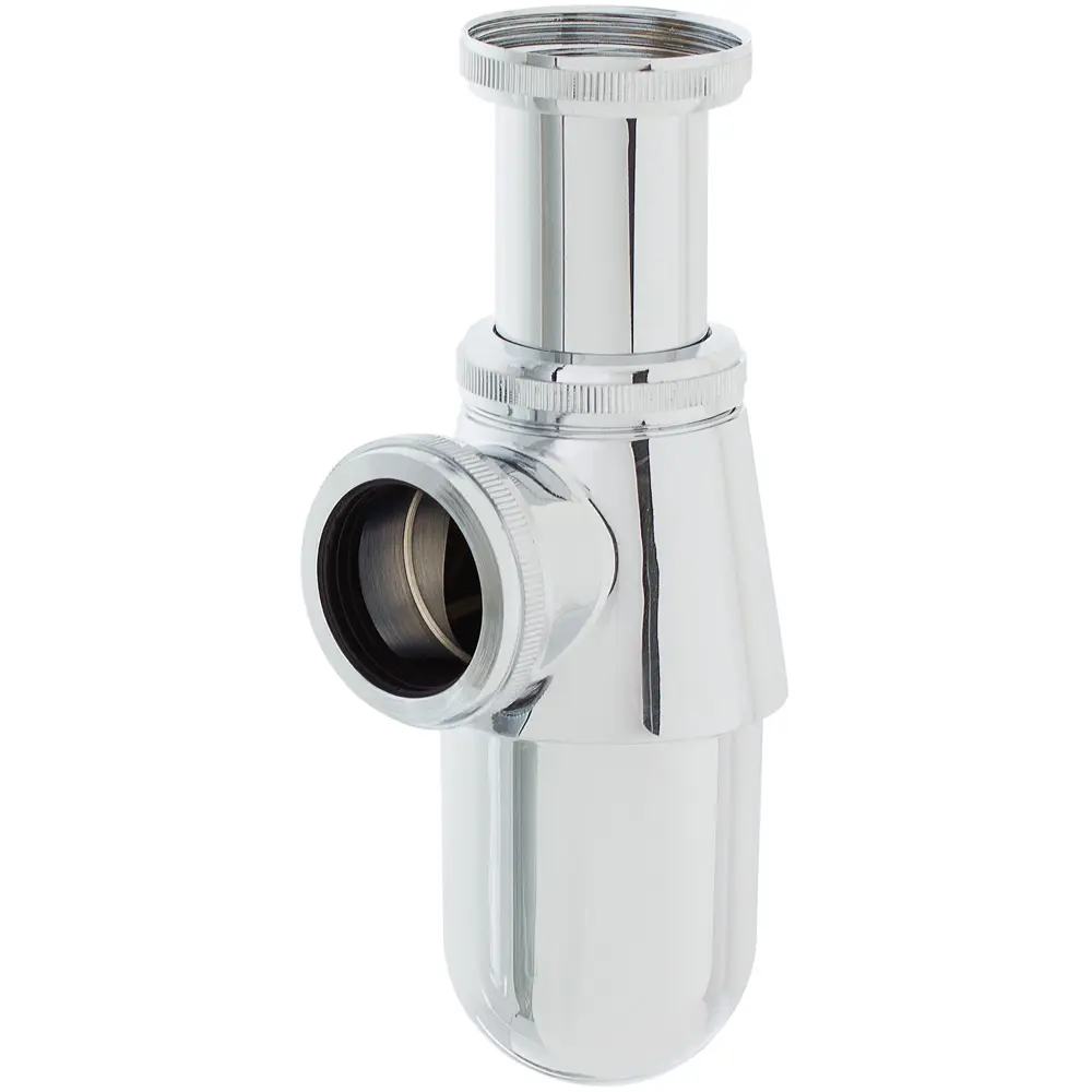 Сифон для раковины Equation без выпуска хром d 32 мм STLM-2016535