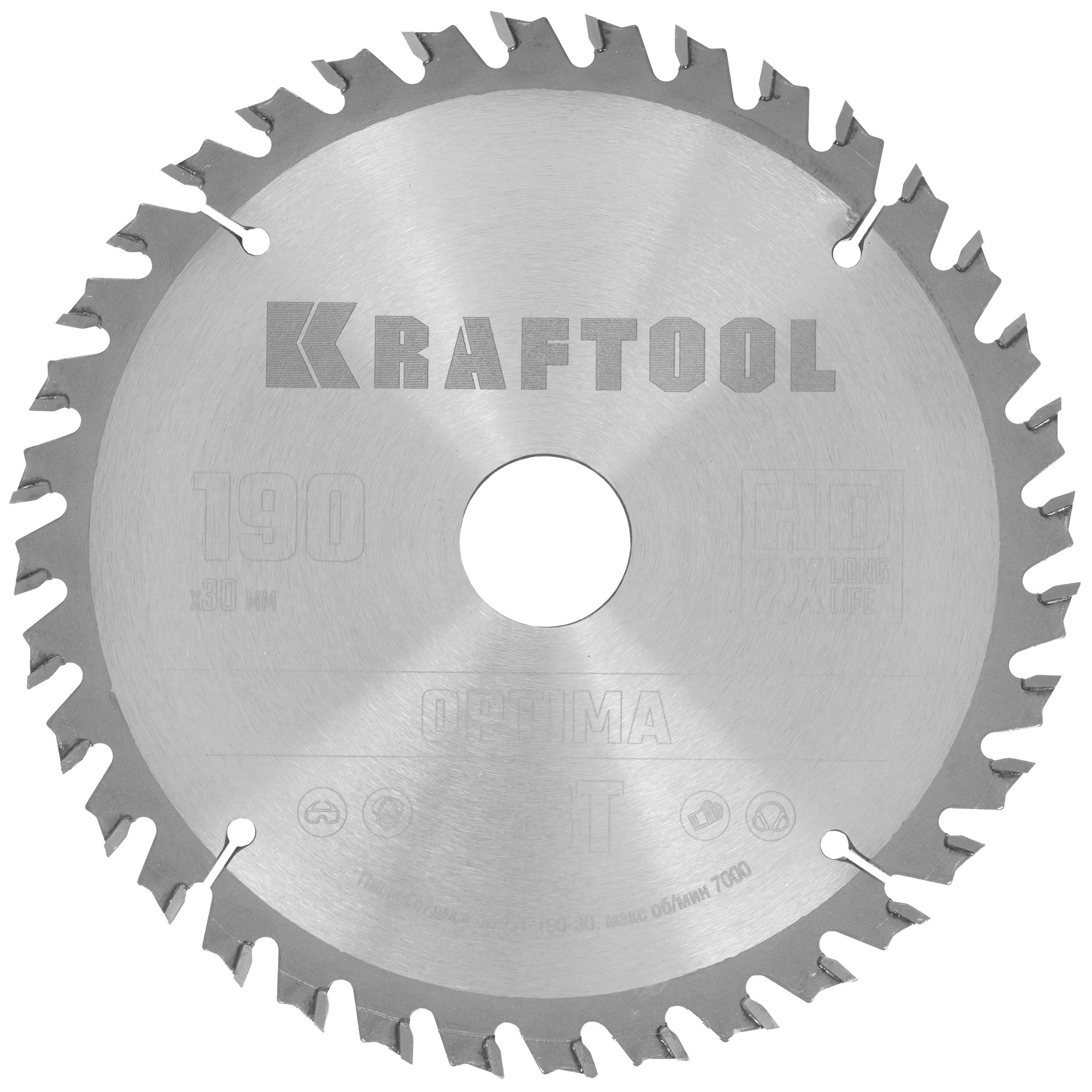 Диск пильный KRAFTOOL 36951-190-30 9107985 STDN-0037762