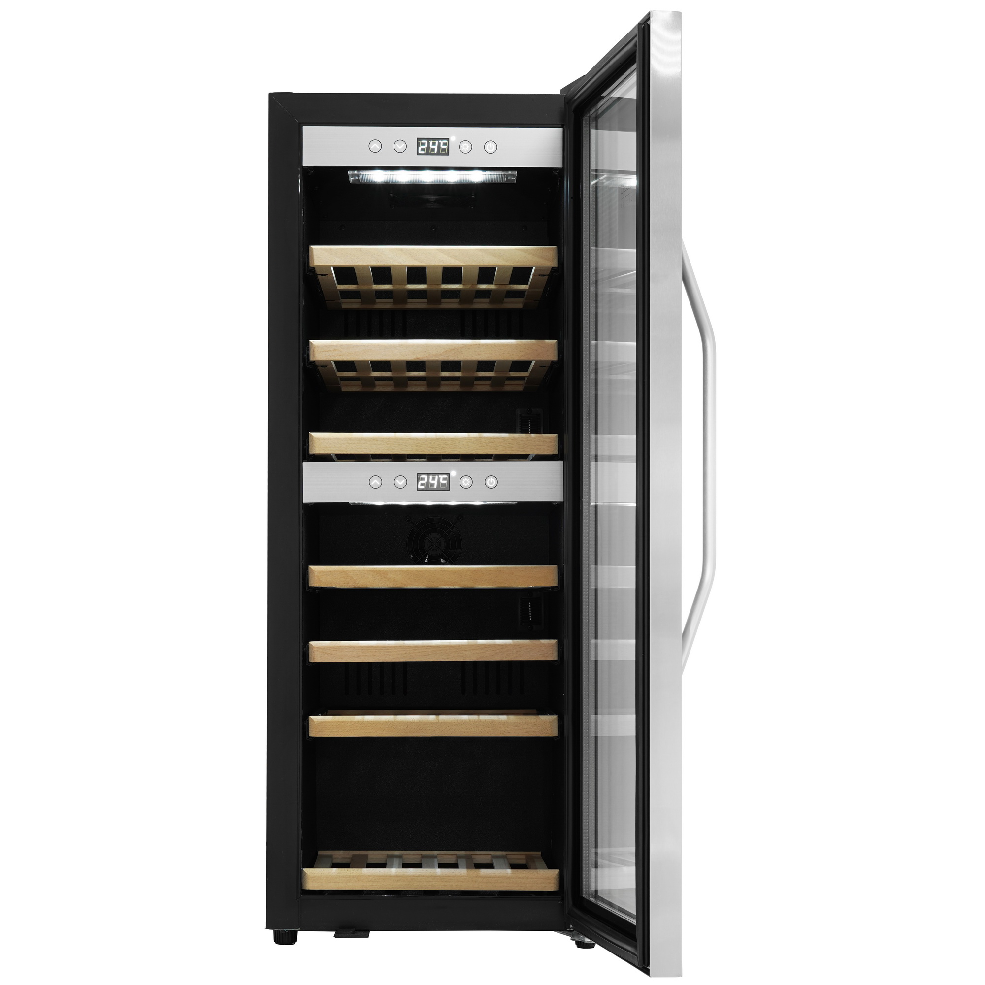 9006984 Винный шкаф CASO WineGourmet 38 серебристый STDN-0116233 - Вид №2