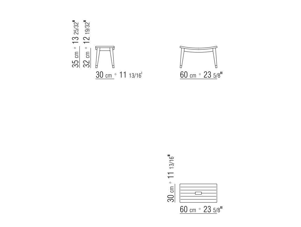 Табурет в ироко Flexform LOTUS ARCH-00127056 - Вид №4
