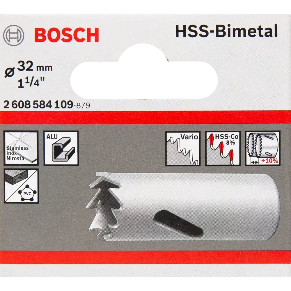 Коронка по стали биметаллическая Bosch 2608584109 32 мм BOSCH PROFESSIONAL STLM-2169965 - Вид №2