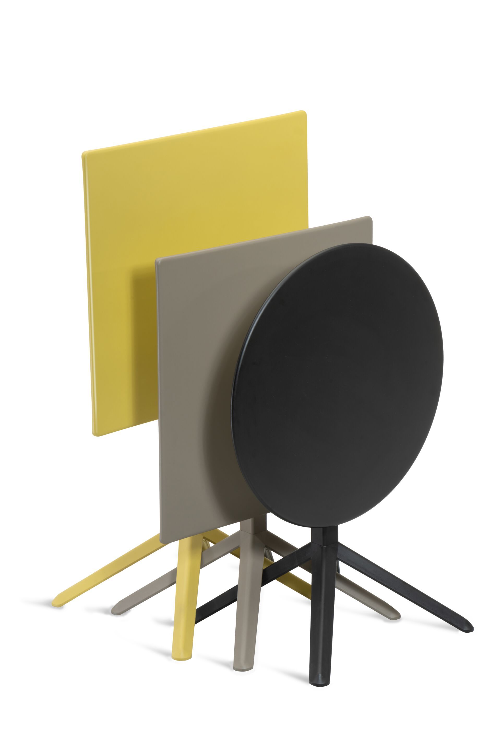 Квадратный или круглый стол с фиксированным или откидным верхом из металла с 4 спицами GABER ARKET 4 PLUS-FIX ARCH-00061822 - Вид №2