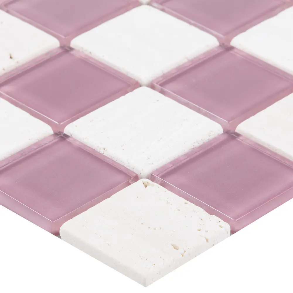 Мозаика Artens, 30х30 см, стекло, цвет розовый STLM-2055311 - Вид №2