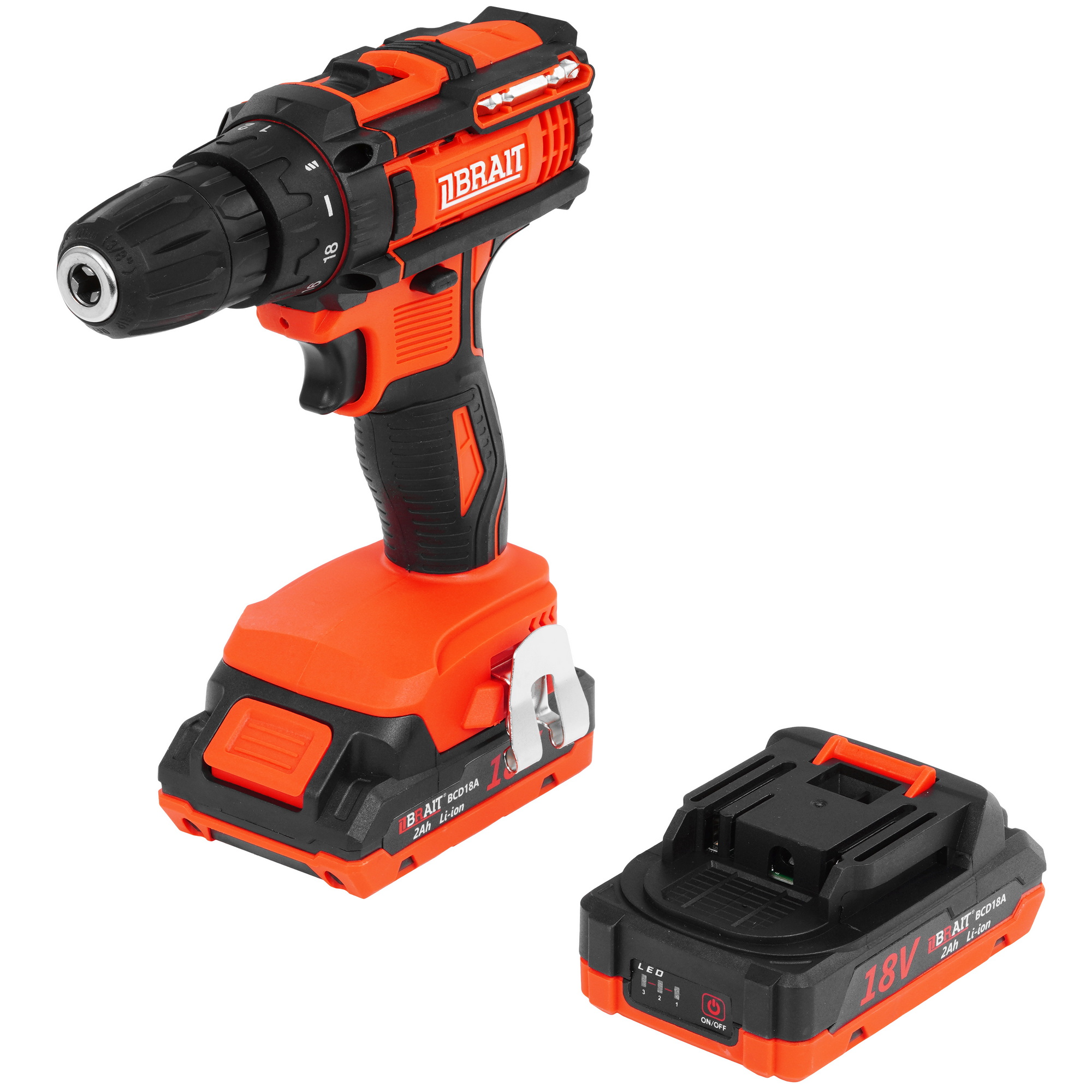 Дрель-шуруповерт BRAIT BCD18A 9230259 STDN-0147621