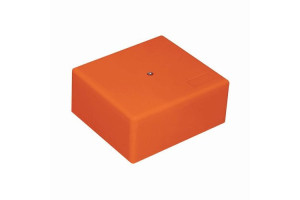 16417925 Огнестойкая коробка MB75 E110, о/п 75х75х40, с гладкими стенками, IP41, 8P, оранжевый 46051HF Экопласт