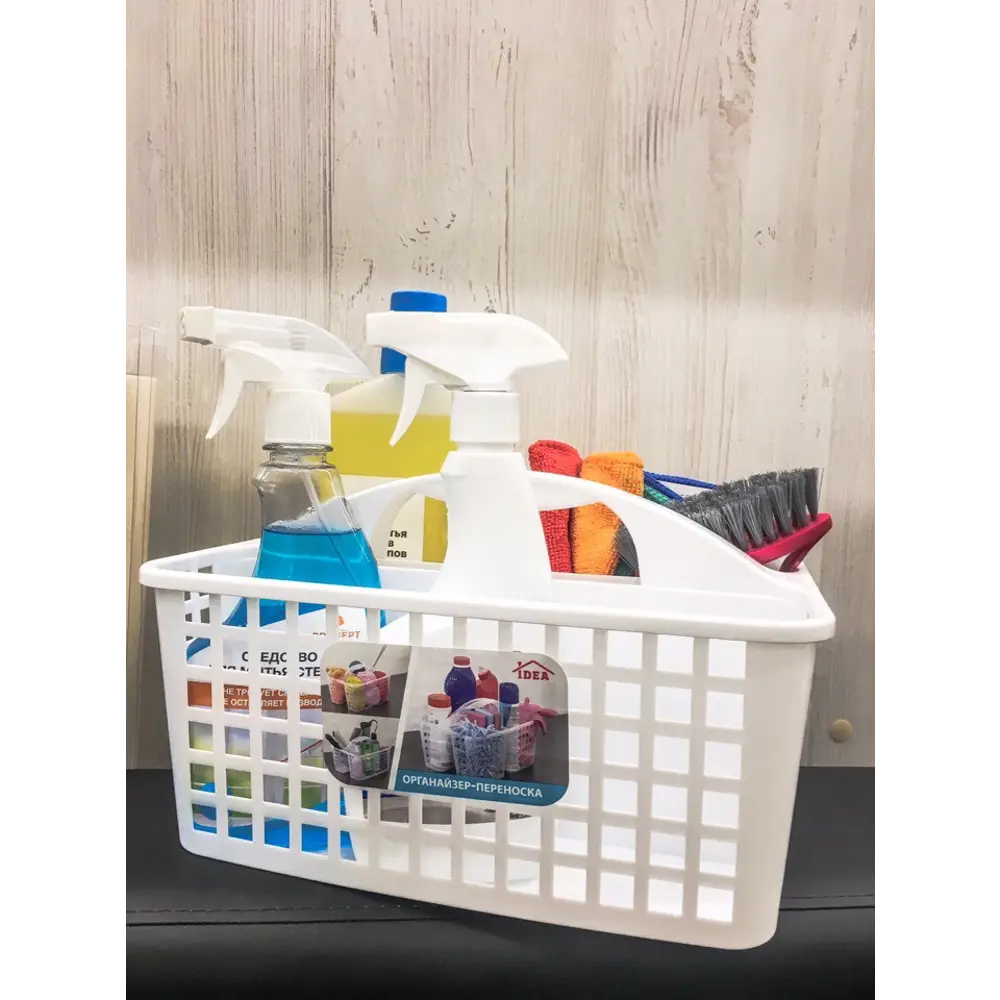 Органайзер-переноска Idea 230x185x310 мм пластик цвет белый Santreyd STLM-2197934 - Вид №2