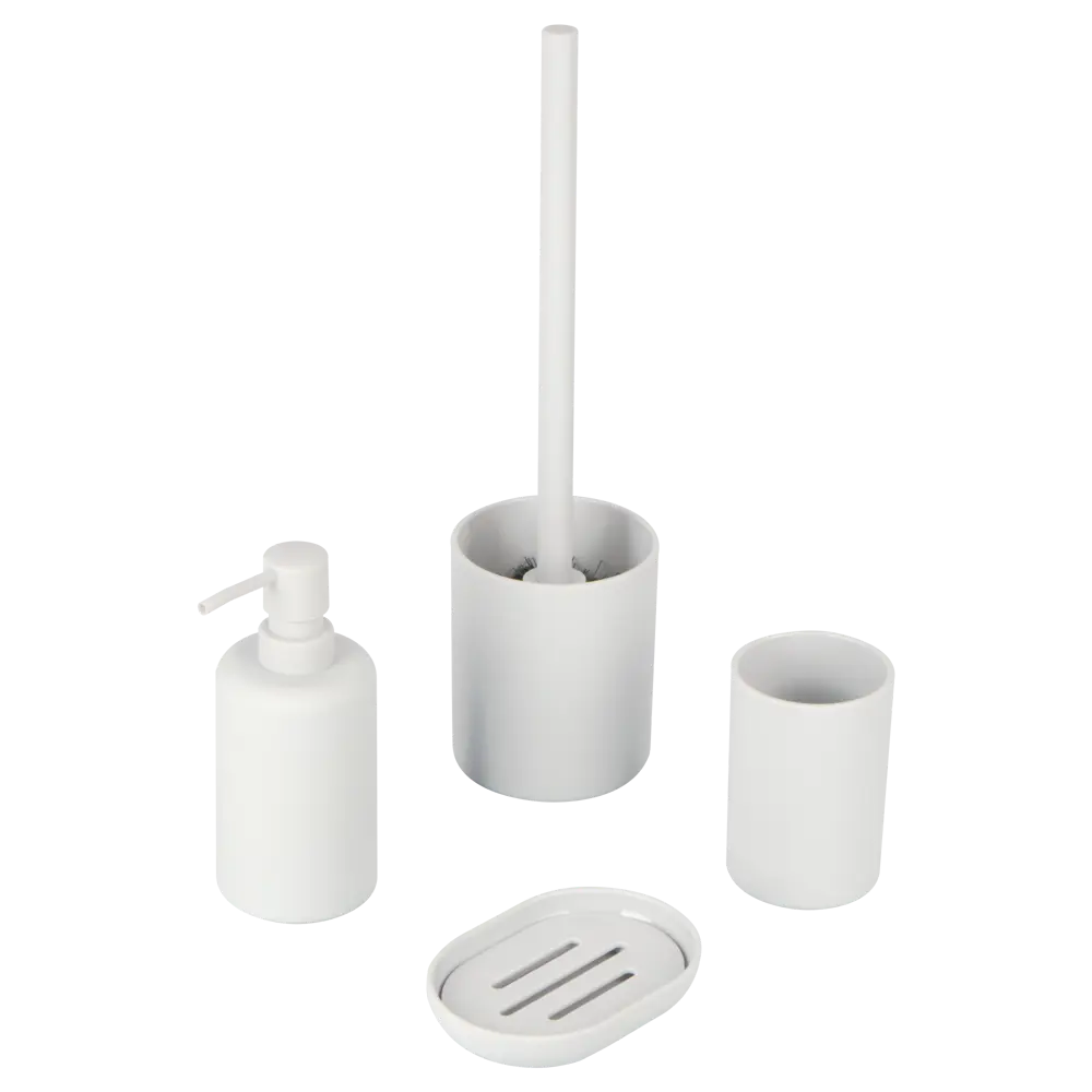 Мыльница SWENSA Swanny Granit для ванной в сером цвете 89364703 STLM-1387624 - Вид №1