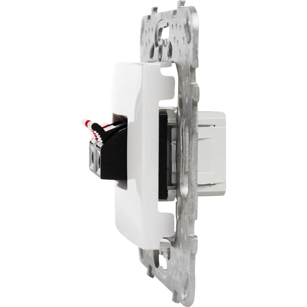 Аудио розетка встраиваемая Systeme Electric Unica, цвет белый STLM-2142104 - Вид №6