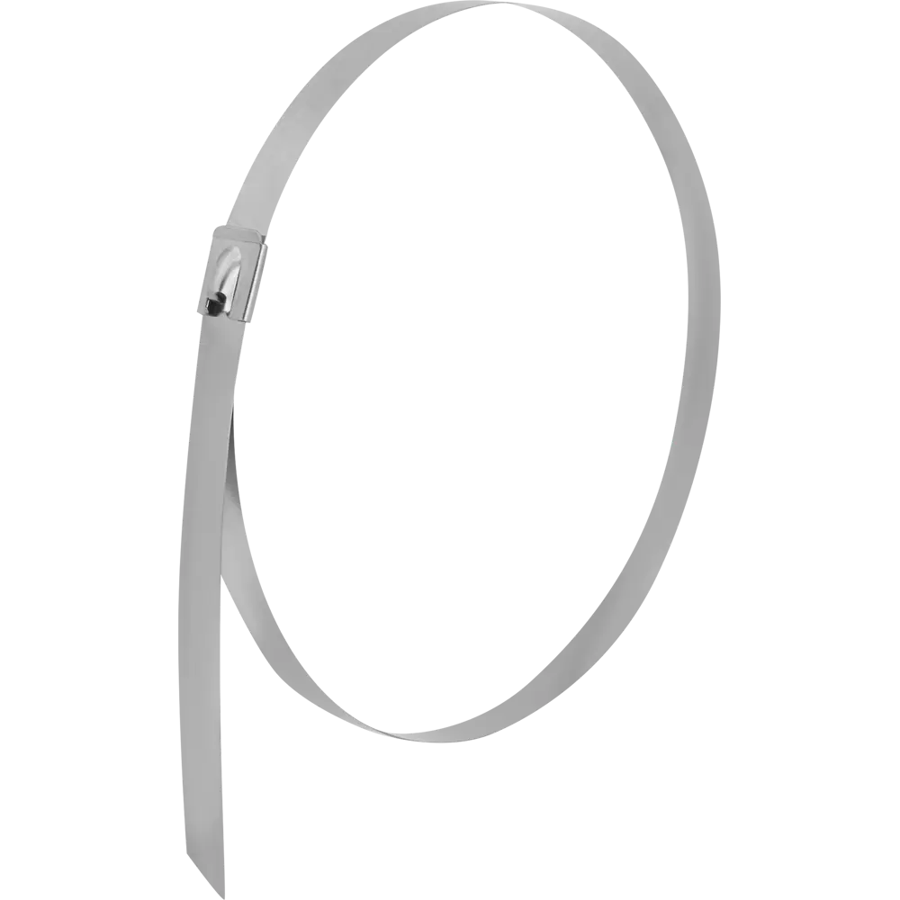 Кабельная стяжка 7.9x500 мм сталь цвет серый 2 шт Santreyd STLM-2035322 - Вид №2