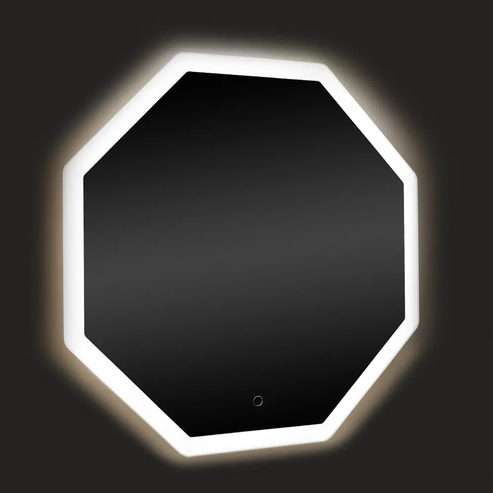 Зеркало для ванной Omega Glass Слим SD55 с подсветкой 65x65 см восьмиугольное STLM-2039795 - Вид №4