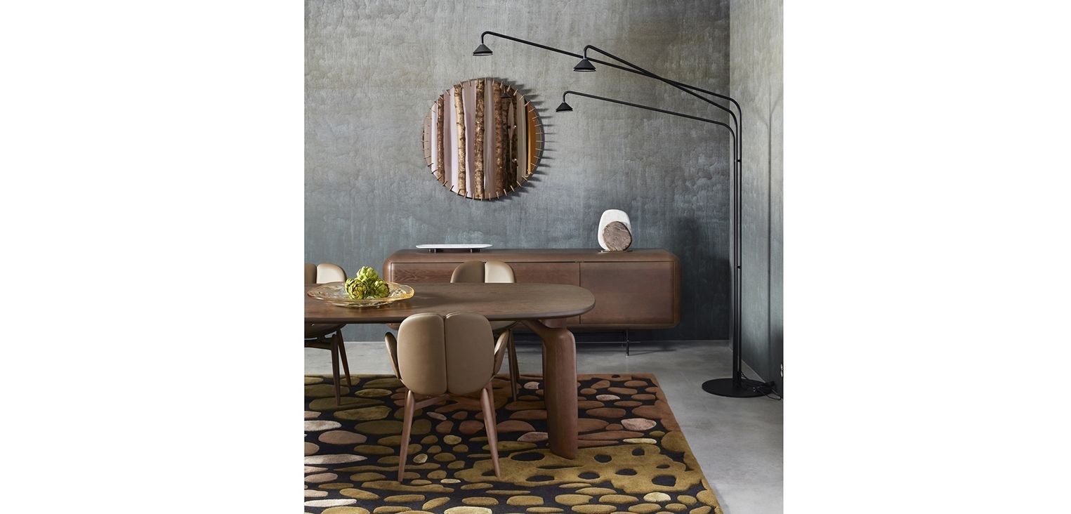 Кожаный мягкий стул с подлокотниками ROCHE BOBOIS Pulp ARCH-00072906 - Вид №6