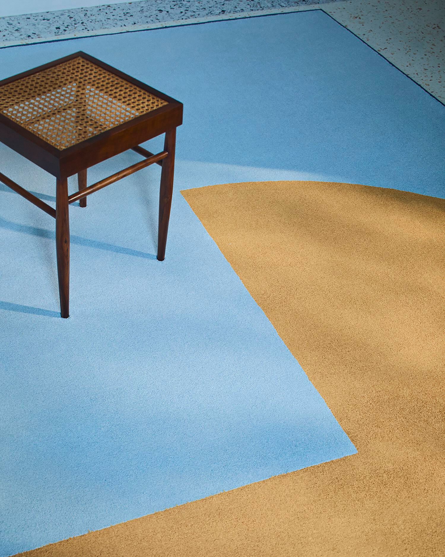 Ковер ручной работы с геометрическим рисунком Besana Moquette AURA ARCH-00105140 - Вид №3