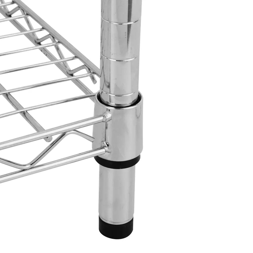 Стеллаж сетчатый KONSENSA 60x35x180 см цвет хром STLM-2088095 - Вид №4