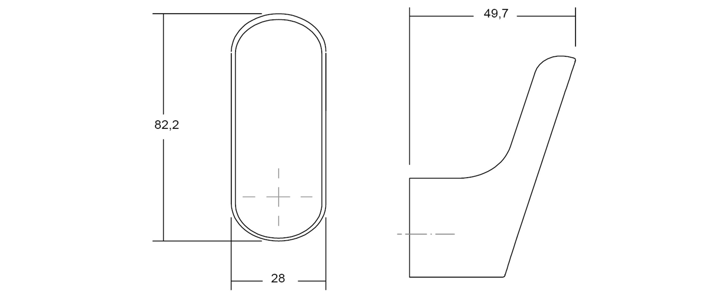 Настенный крючок из дуба Viefe Luv ARCH-00115230 - Вид №2