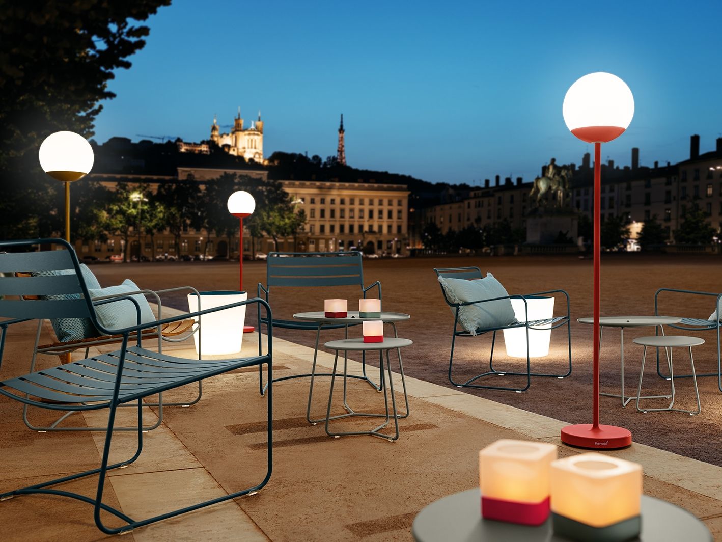 Подставка для ног в саду Fermob Удивительная ARCH-00024878 - Вид №1