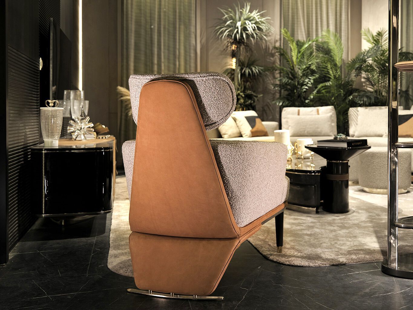 Тканевое кресло с подлокотниками Zebrano Медуза ARCH-00113986 - Вид №3