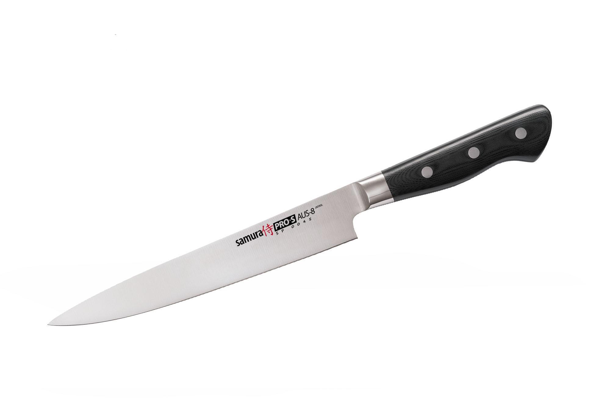 90111026 Нож для нарезки Pro-S 20см, SP-0045/K STLM-0109986 SAMURA