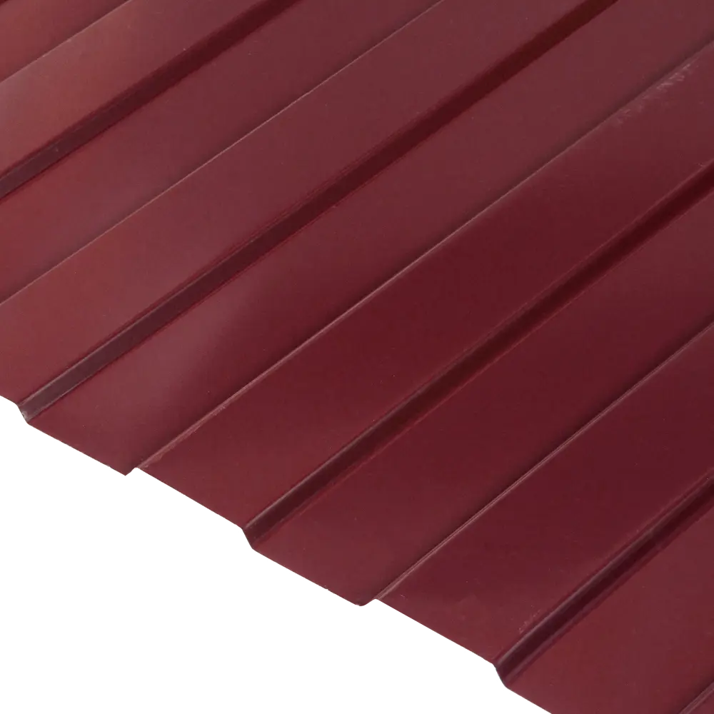 Профнастил С8 0.3 мм 1200x2000 мм RAL 3005 вишня Santreyd STLM-2096426