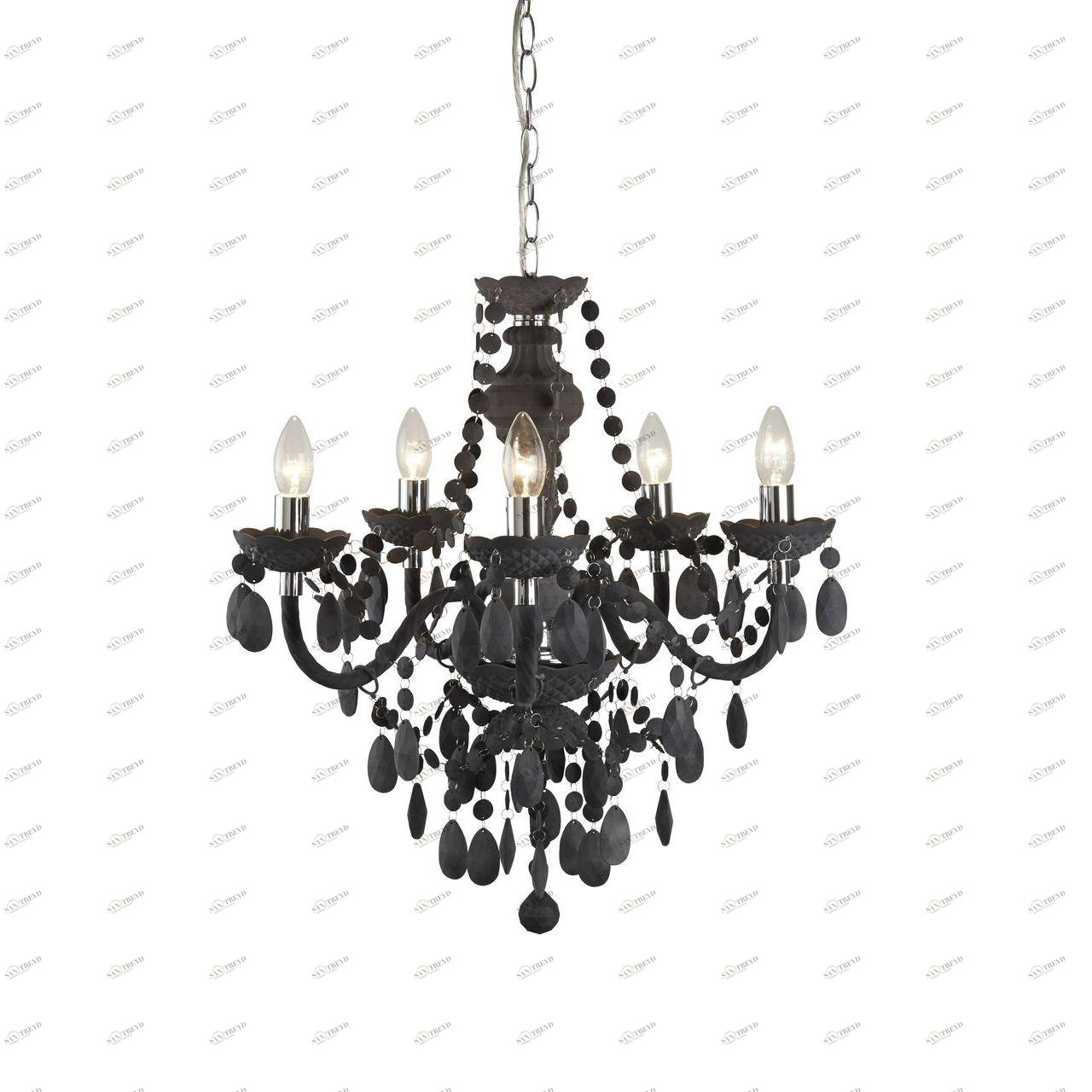 Подвесная люстра Arte Lamp Moris A8888LM-5GY ARTE LAMP ДИЗАЙНЕРСКИЕ, MORIS 108424 Серый 