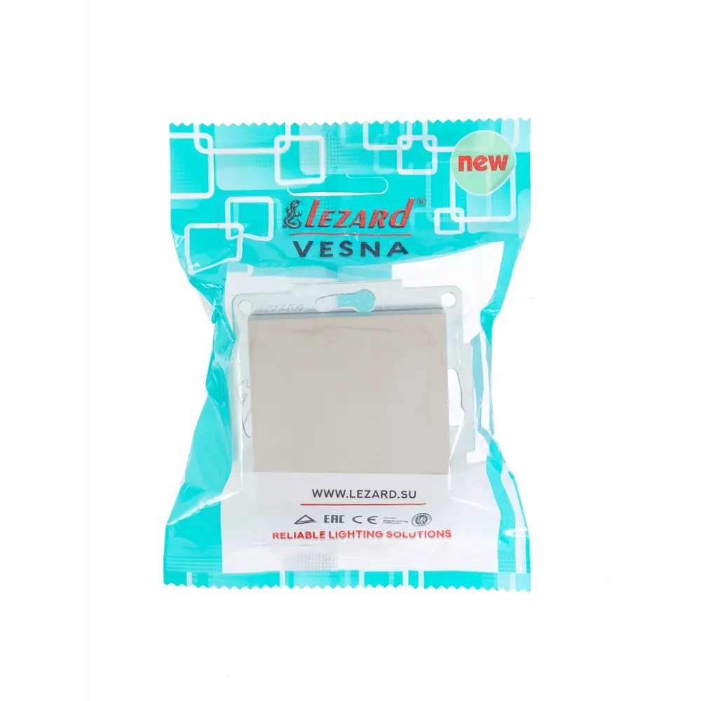 Выключатель встраиваемый Lezard Vesna 742-3788-100 1 клавиша цвет титан STLM-2190526 - Вид №5