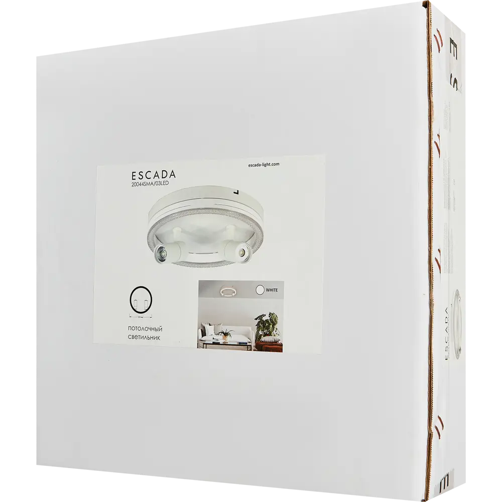 Светильник потолочный 20044SMA/03 цвет белый Escada STLM-2152453 - Вид №6