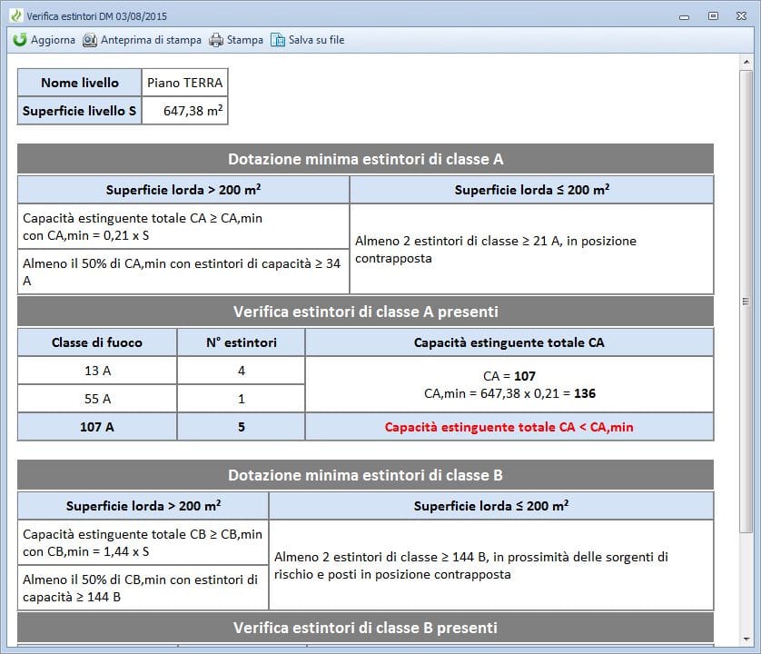 Программное обеспечение для интерактивного определения размеров и чертежей пожарных установок Blumatica BlumatiCAD Antincendio ARCH-00056951 - Вид №2