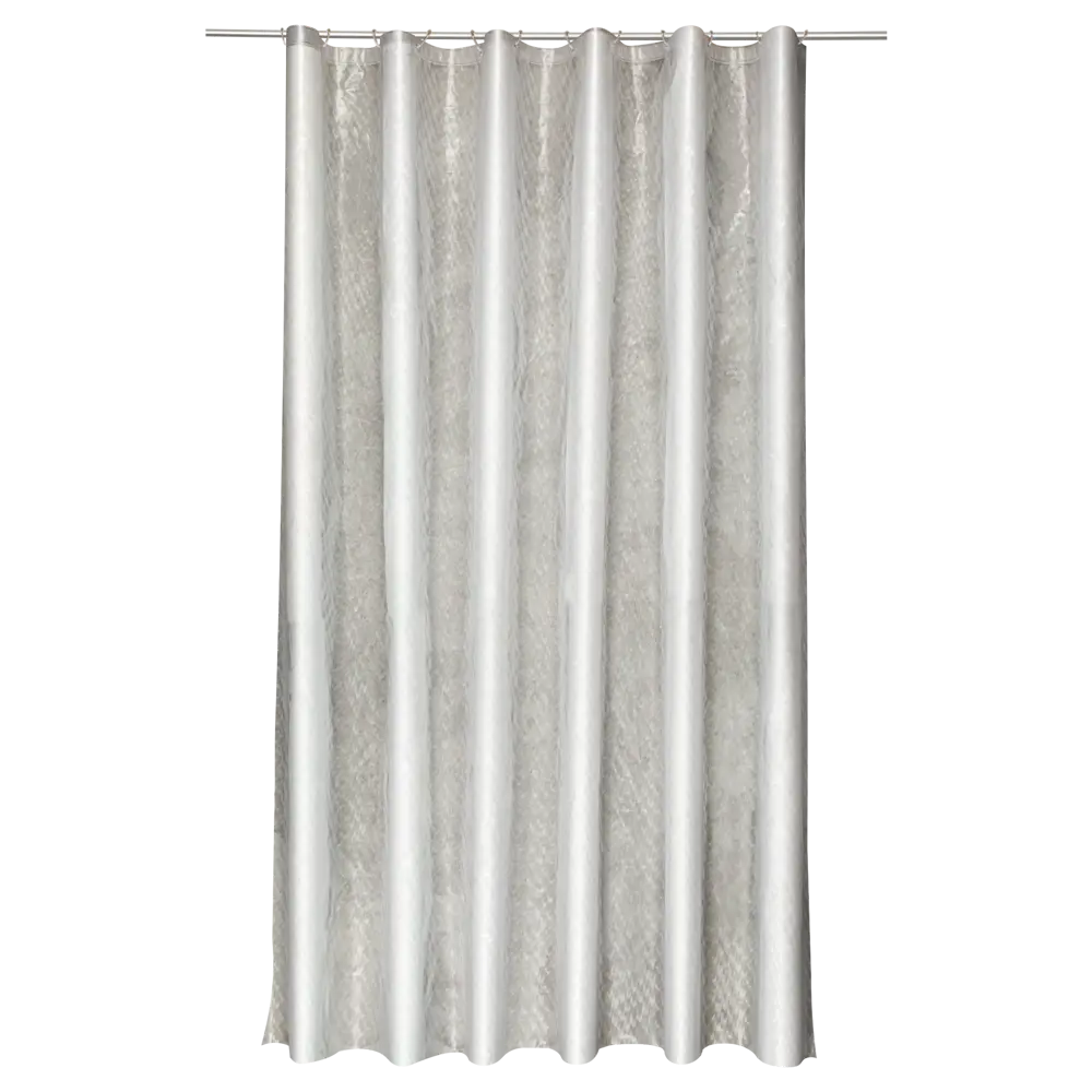 Штора для ванной с кольцами Swensa Slip 3D 180x195 см EVA цвет прозрачный STLM-2171505 - Вид №1