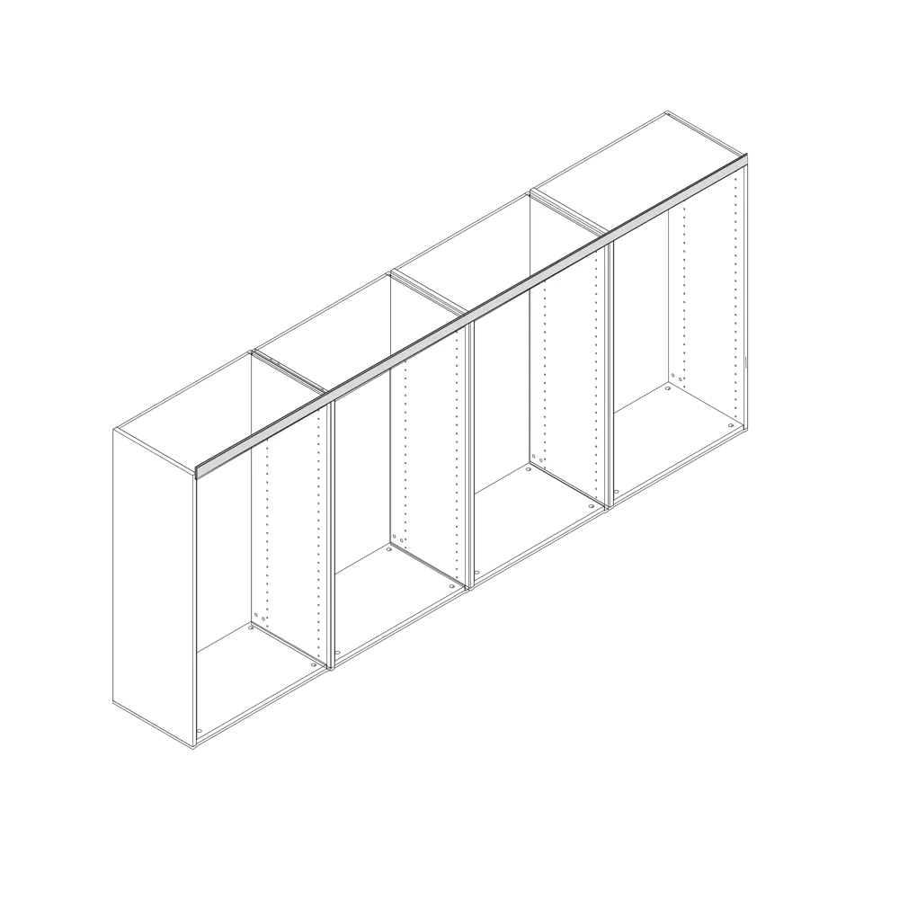 Карниз для шкафа Ньюпорт KONSENSA 220x7 см цвет топо Ньюпорт Топо STLM-2138027 - Вид №9