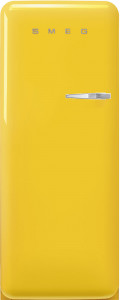 FAB28LYW5 Холодильник / отдельностоящий однодверный холодильник, стиль 50-х годов, 60 см, желтый, петли слева SMEG