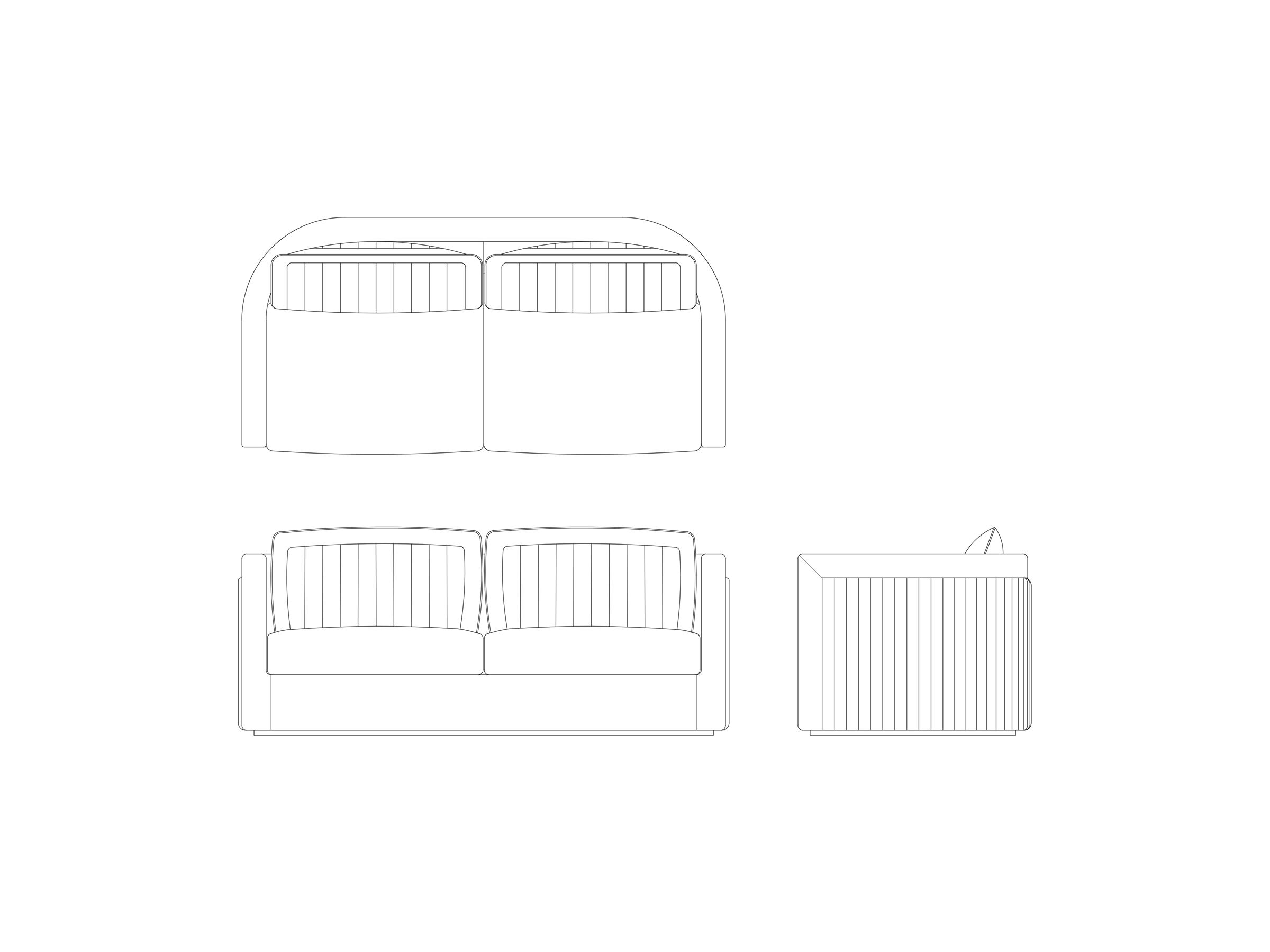 Кожаный диван Casa Magna DRUMMOND ARCH-00029514 - Вид №3